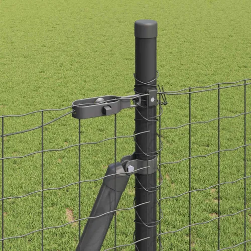 Euro Ograđivanje s Betonskom Bazom 10 x 1,6 m Siva Mreža - 10 x 1,6 m (mreža 50 x 50 mm) Siva Betonska baza fiksacija Cijena