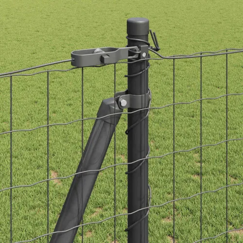 Euro Ograđivanje s Betonskom Bazom 10 x 1,2 m Siva Mreža - 10 x 1,2 m (mrežica 50 x 75 mm) Siva Betonska baza fiksacija Cijena