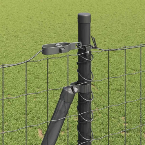 Euro Ograđivanje s Betonskom Bazom 10 x 1,6 m Siva Mreža - 10 x 1,6 m (50 x 75 mm mreža) Siva Betonska baza fiksacija Cijena