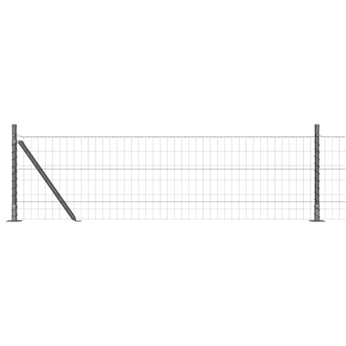 Euro Ograđivanje s Betonskom Bazom 10 x 0,4 m Siva Mreža - 10 x 0,4 m (50 x 100 mm mreža) Siva Betonska baza fiksacija Cijena