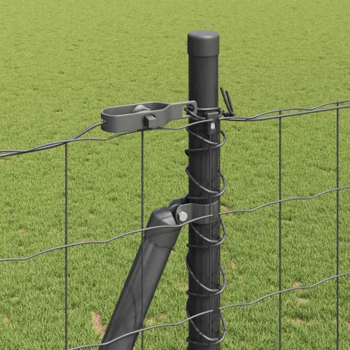 Euro Ograđivanje s Betonskom Bazom 10 x 1,6 m Siva Mreža - 10 x 1,6 m (75 x 100 mm mreža) Siva Betonska baza fiksacija Cijena
