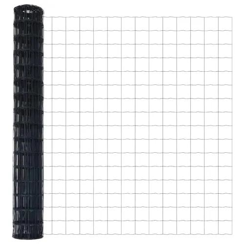 Euro Ograđivanje s Betonskom Bazom 10 x 1,6 m Siva Mreža - 10 x 1,6 m (mreza 100 x 100 mm) Siva Betonska baza fiksacija Cijena