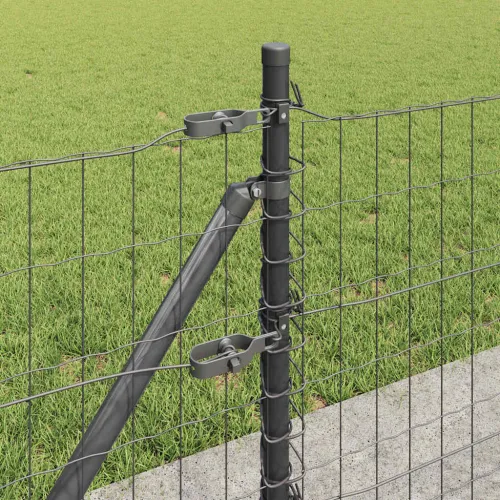 Euro Ograđivanje s Betonskom Bazom 25 x 0,4 m Siva Mreža - 25 x 0,4 m (mreža 50 x 100 mm) Siva Betonska baza fiksacija Cijena