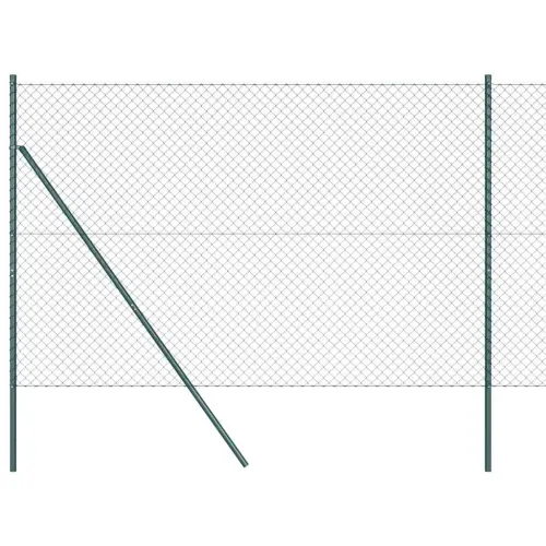 Lančana Ograja za Fiksiranje na Teren 10 x 1,6 m Zelena Mreža - 10 x 1,6 m (40 x 40 mm mreža) Zelena Fiksacija na tlo Cijena