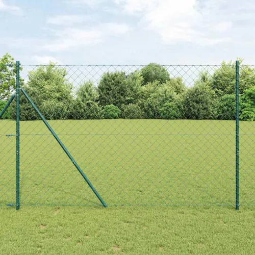 Lančana Ograja za Fiksiranje na Teren 25 x 1,6 m Zelena Mreža - 25 x 1,6 m (60 x 60 mm mreža) Zelena Fiksacija na tlo Cijena