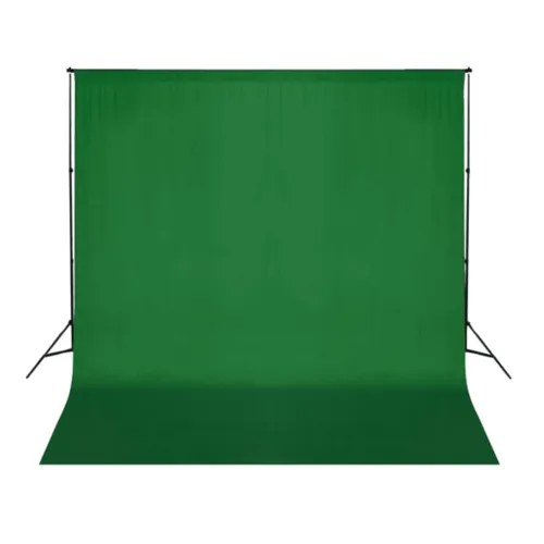 Green screen – Studijska pozadina pamučna bez stalka zelena 300 x 300 cm chroma key - Zelena 300 x 300 cm Cijena