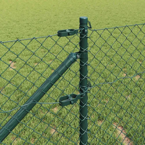 Ograda od lančane veze s šiljcima 10 x 0,4 m Zelena Mreža - 10 x 0,4 m (mreža 60 x 60 mm) Zelena Vijak sidro fiksacija Cijena