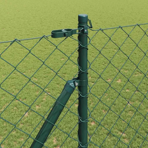 Ograda od lančane veze s šiljcima 10 x 1,6 m Zelena Mreža - 10 x 1,6 m (60 x 60 mm mreža) Zelena Vijak sidro fiksacija Cijena