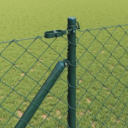 Ograda od lančane veze s šiljcima 25 x 1,2 m Zelena Mreža - 25 x 1,2 m (60 x 60 mm mreža) Zelena Vijak sidro fiksacija Cijena