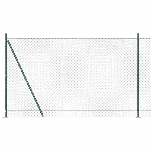 Ograde od lanca s betonskom podlogom 10 x 1,5 m Zelena Mreža - 10 x 1,5 m (40 x 40 mm mreža) Zelena Betonska baza fiksacija Cijena