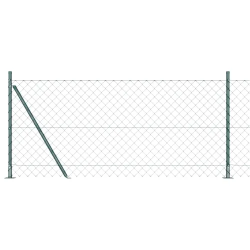 Ograde od lanca s betonskom podlogom 10 x 0,8 m Zelena Mreža - 10 x 0,8 m (60 x 60 mm mreža) Zelena Betonska baza fiksacija Cijena