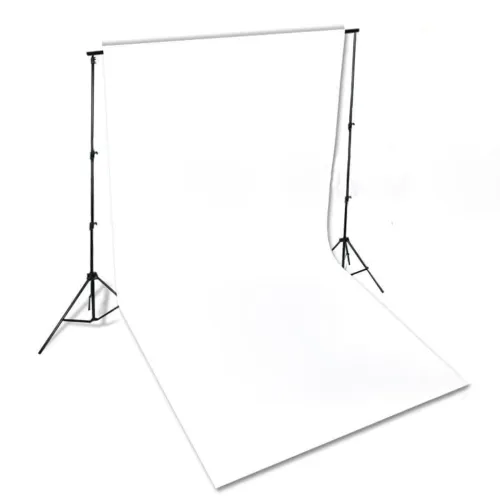 Pozadina pamučna bez stalka bijela 300 x 300 cm - Bijela 300 x 300 cm Cijena