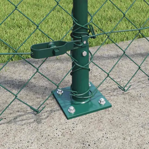 Ograde od lanca s betonskom podlogom 10 x 1,6 m Zelena Mreža - 10 x 1,6 m (60 x 60 mm mreža) Zelena Betonska baza fiksacija Cijena