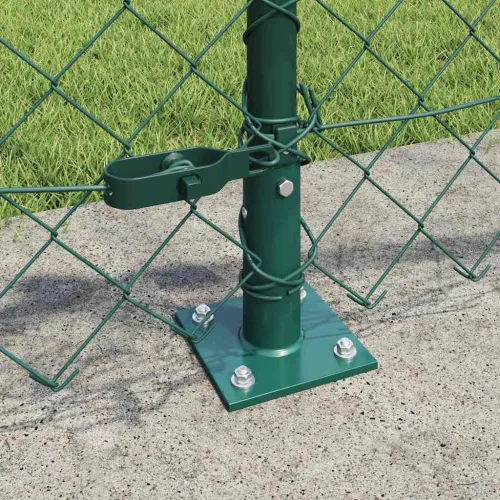 Ograde od lanca s betonskom podlogom 25 x 0,4 m Zelena Mreža - 25 x 0,4 m (mreža 60 x 60 mm) Zelena Betonska baza fiksacija Cijena