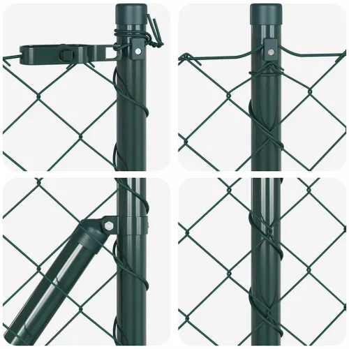 Ograde od lanca s betonskom podlogom 0,8 x 25 m Zelena Mreža - 0,8 x 25 m (mreža 60 x 60 mm) Zelena Betonska baza fiksacija Cijena