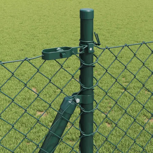 Ograde od lanca s betonskom podlogom 1 x 25 m Zelena Mreža - 1 x 25 m (60 x 60 mm mreža) Zelena Betonska baza fiksacija Cijena