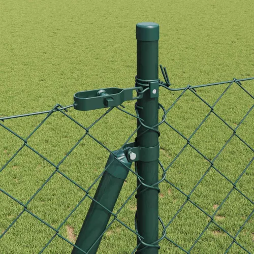 Ograde od lanca s betonskom podlogom 25 x 1,6 m Zelena Mreža - 25 x 1,6 m (60 x 60 mm mreža) Zelena Betonska baza fiksacija Cijena
