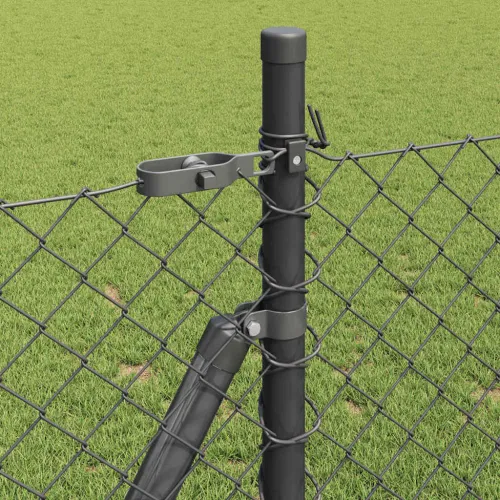 Ograde od lanca s betonskom podlogom 10 x 0,8 m Siva Mreža - 10 x 0,8 m (mreža 40 x 40 mm) Siva Betonska baza fiksacija Cijena