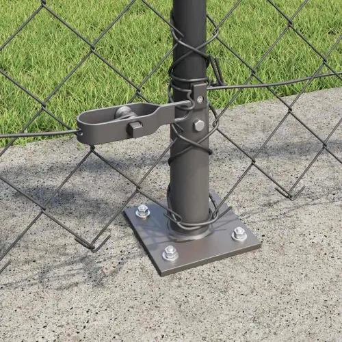Ograde od lanca s betonskom podlogom 10 x 0,8 m Siva Mreža - 10 x 0,8 m (60 x 60 mm mreža) Siva Betonska baza fiksacija Cijena