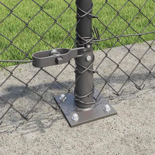 Ograde od lanca s betonskom podlogom 25 x 0,6 m Siva Mreža - 25 x 0,6 m (mreža 60 x 60 mm) Siva Betonska baza fiksacija Cijena