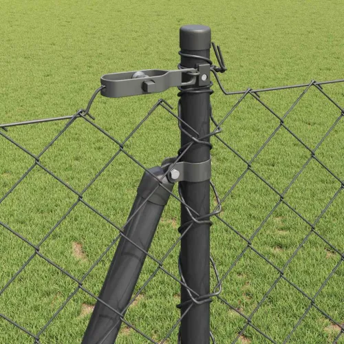 Ograde od lanca s betonskom podlogom 25 x 1,2 m Siva Mreža - 25 x 1,2 m (60 x 60 mm mreža) Siva Betonska baza fiksacija Cijena