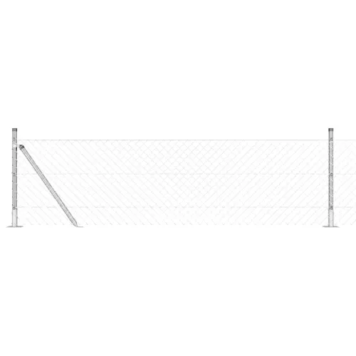 Ograde od lanca s betonskom podlogom 10 x 0,4 m Pocinčani čelik - 10 x 0,4 m (mreža 40 x 40 mm) Pocinčani čelik Betonska baza fi Cijena