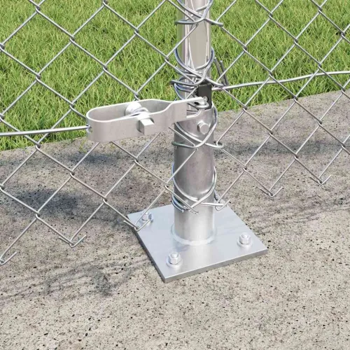 Ograde od lanca s betonskom podlogom 10 x 1,2 m Pocinčani čelik - 10 x 1,2 m (40 x 40 mm mrežica) Pocinčani čelik Betonska baza  Cijena