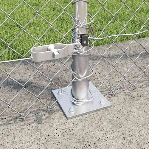 Ograde od lanca s betonskom podlogom 10 x 1,4 m Pocinčani čelik - 10 x 1,4 m (40 x 40 mm mreža) Pocinčani čelik Betonska baza fi Cijena