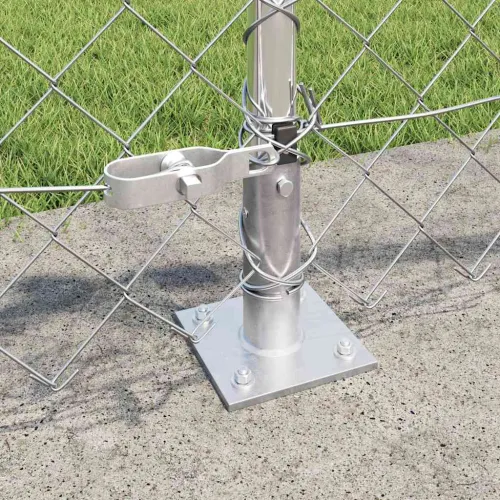 Ograde od lanca s betonskom podlogom 10 x 0,4 m Pocinčani čelik - 10 x 0,4 m (mreža 60 x 60 mm) Pocinčani čelik Betonska baza fi Cijena