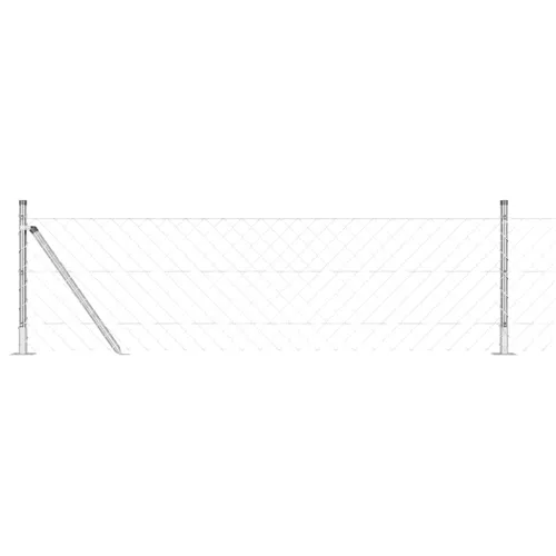 Ograde od lanca s betonskom podlogom 10 x 0,6 m Pocinčani čelik - 10 x 0,6 m (60 x 60 mm mreža) Pocinčani čelik Betonska baza fi Cijena