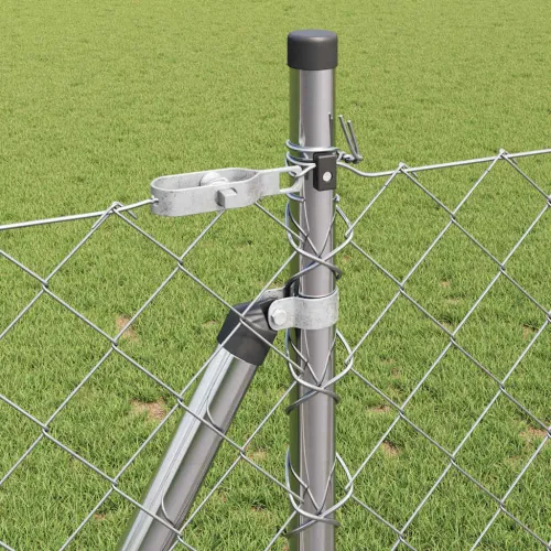 Ograde od lanca s betonskom podlogom 10 x 0,8 m Pocinčani čelik - 10 x 0,8 m (60 x 60 mm mreža) Pocinčani čelik Betonska baza fi Cijena