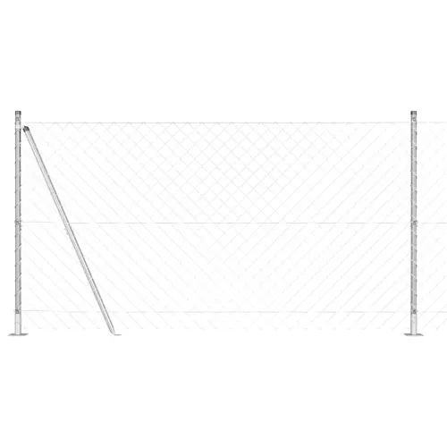 Ograde od lanca s betonskom podlogom 10 x 1,2 m Pocinčani čelik - 10 x 1,2 m (60 x 60 mm mrežica) Pocinčani čelik Betonska baza  Cijena