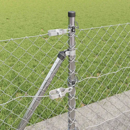 Ograde od lanca s betonskom podlogom 25 x 0,4 m Pocinčani čelik - 25 x 0,4 m (40 x 40 mm mreža) Pocinčani čelik Betonska baza fi Cijena