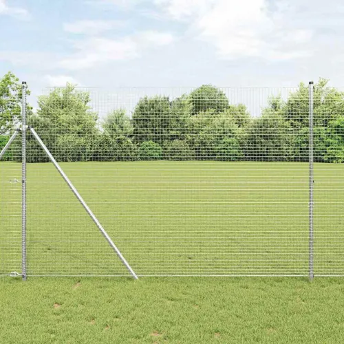 Zavarena žičana ograda za fiksaciju 10 x 1,6 m Pocinčani čelik - 10 x 1,6 m (mreža 2,5 x 2,5 cm) Pocinčani čelik Cijena