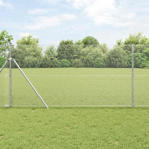 Zavarena žičana ograda za fiksaciju 25 x 1,4 m Pocinčani čelik - 25 x 1,4 m (mreža 1,6 x 1,6 cm) Pocinčani čelik Cijena