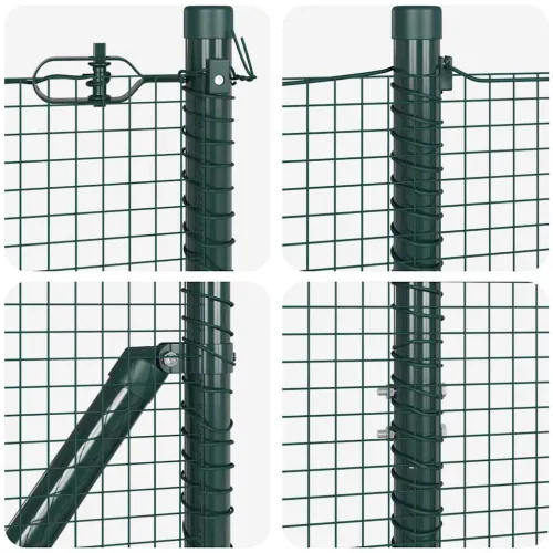 Zavarena žičana ograda za fiksaciju 50 x 1,2 m Zelena Mreža - 50 x 1,2 m (mreža od 1,6 x 1,6 cm) Zelena Cijena