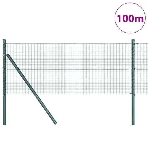 Zavarena žičana ograda za fiksaciju 100 x 0,5 m Zelena Mreža - 100 x 0,5 m (mreža 1,6 x 1,6 cm) Zelena Cijena