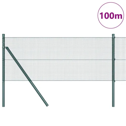 Zavarena žičana ograda za fiksaciju 100 x 0,8 m Zelena Mreža - 100 x 0,8 m (mrežica 1,2 x 1,2 cm) Zelena Cijena