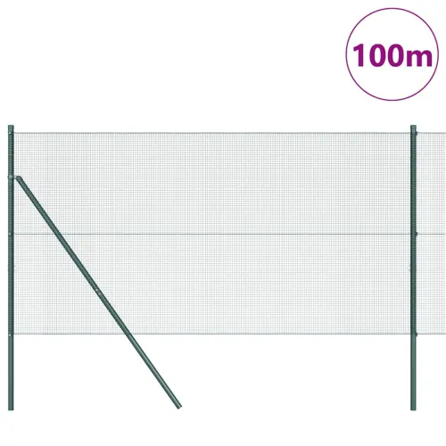 Zavarena žičana ograda za fiksaciju 100 x 1 m Zelena Mreža - 100 x 1 m (mreža 1,2 x 1,2 cm) Zelena Cijena