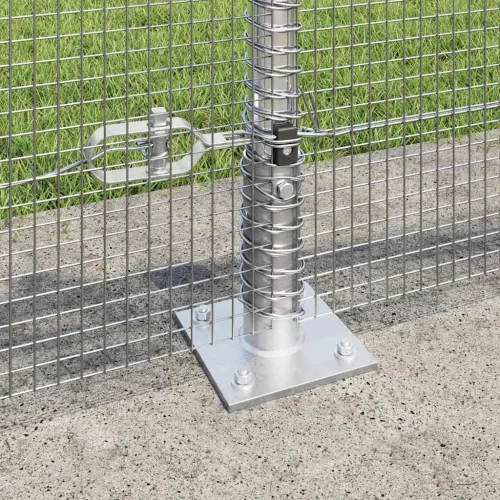 Zavareno žičano ogradno mreža s betonskom podlogom 25 x 0,5 m - 25 x 0,5 m (mreža 12 x 12 mm) Pocinčani čelik Cijena