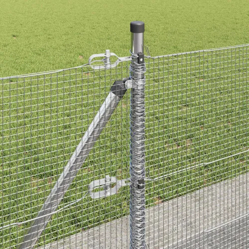 Zavareno žičano ogradno mreža s betonskom podlogom 25 x 0,5 m - 25 x 0,5 m (mreža 12 x 12 mm) Pocinčani čelik Cijena