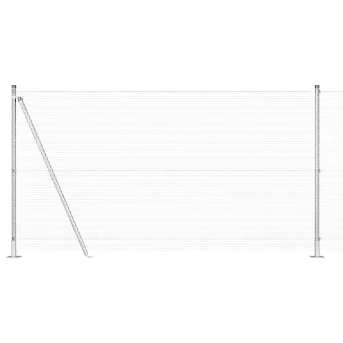 Zavareno žičano ogradno mreža s betonskom podlogom 25 x 1,2 m - 25 x 1,2 m (mreža 12 x 12 mm) Pocinčani čelik Cijena