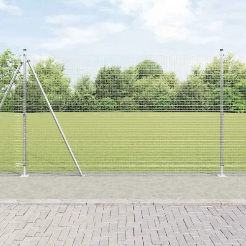 Zavareno žičano ogradno mreža s betonskom podlogom 25 x 1,4 m - 25 x 1,4 m (19 x 19 mm mreža) Pocinčani čelik Cijena