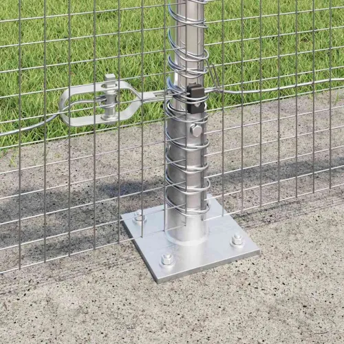 Zavareno žičano ogradno mreža s betonskom podlogom 50 x 0,5 m - 50 x 0,5 m (19 x 19 mm mreža) Pocinčani čelik Cijena