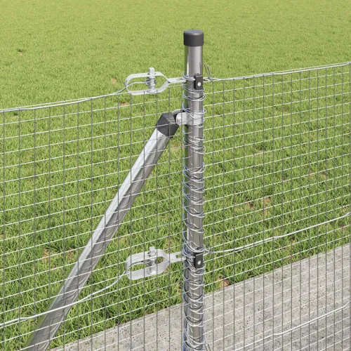 Zavareno žičano ogradno mreža s betonskom podlogom 50 x 0,5 m - 50 x 0,5 m (19 x 19 mm mreža) Pocinčani čelik Cijena