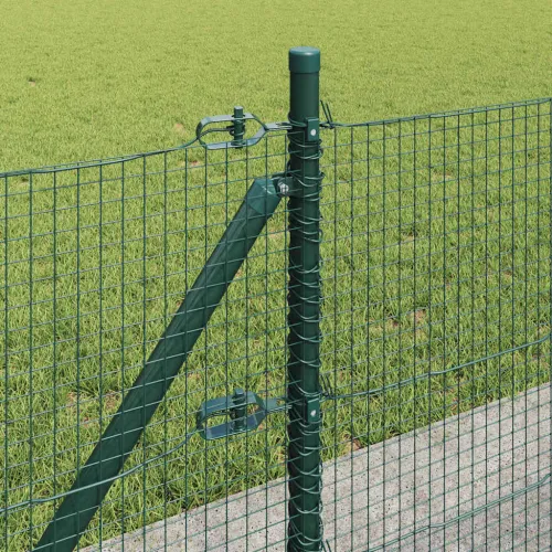 Zavareno žičano ogradno mreža s betonskom podlogom 10 x 0,5 m - 10 x 0,5 m (19 x 19 mm mreža) Zelena Cijena