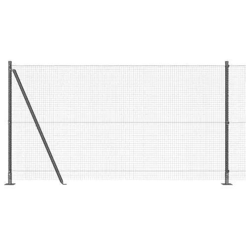 Zavareno žičano ogradno mreža s betonskom podlogom 25 x 1,2 m - 25 x 1,2 m (19 x 19 mm mreža) Siva Cijena