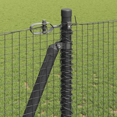 Zavareno žičano ogradno mreža s betonskom podlogom 25 x 1,2 m - 25 x 1,2 m (19 x 19 mm mreža) Siva Cijena