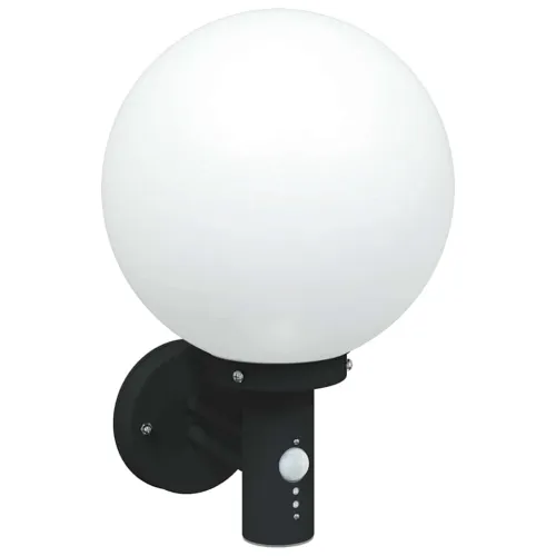Vanjska zidna lampa Crna 28 x 25 x 38 cm - Crna 1 s senzorom Cijena