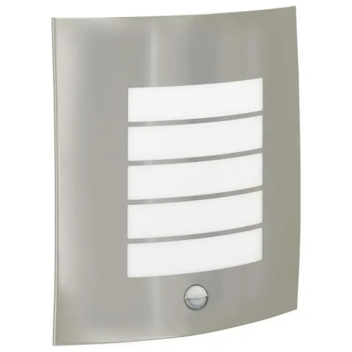 Vanjska zidna lampa Srebrna 23,5 x 9 x 26 cm - 1 Nehrđajući čelik s senzorom Cijena
